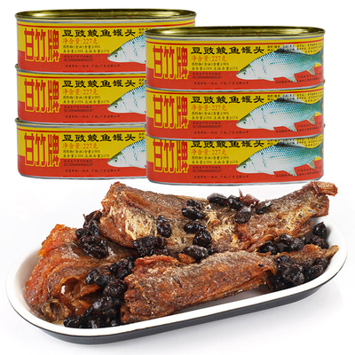 甘竹牌鱼罐头广东特产豆豉饭菜