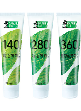 好来特浓劲浓至尊浓双重薄荷