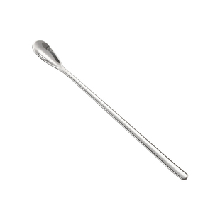 316L不锈钢搅拌勺长柄冰勺调酒棒咖啡甜品勺搅拌棒奶茶蜂蜜小勺子