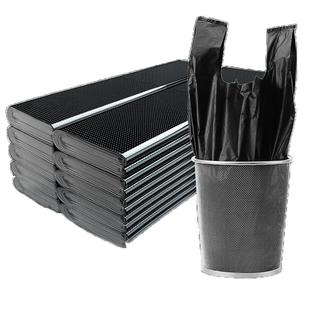 厨房垃圾袋大号加厚黑色家用手提厨余袋特厚背心商用大水桶塑料袋