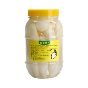 广西特产腌小萝卜仔900g瓶装酸甜腌白萝卜酸野开胃泡菜珍珠萝卜