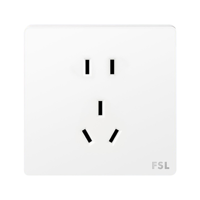 佛山照明F31象牙白开关插座面板