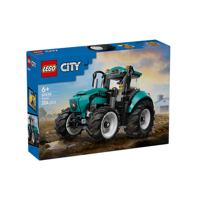 1月新品LEGO乐高城市系列60498拖拉机男孩女孩拼搭积木儿童玩具
