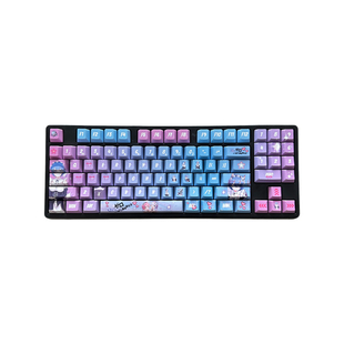 蕾姆键帽PBT五面热升华原厂高度键帽Wooting夜魔MADE68ATK键帽