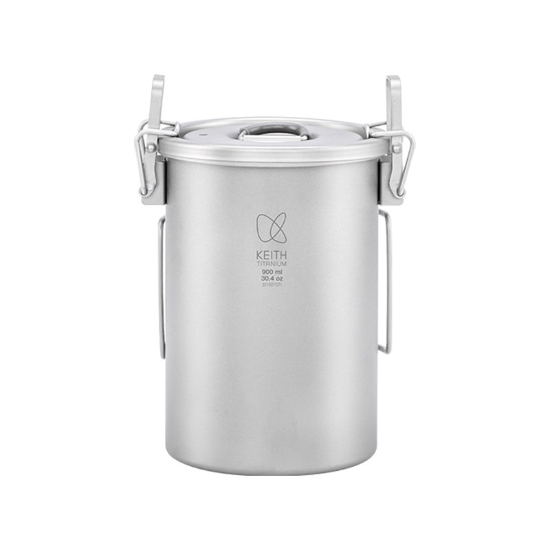 铠斯纯钛露营微压套锅900ML