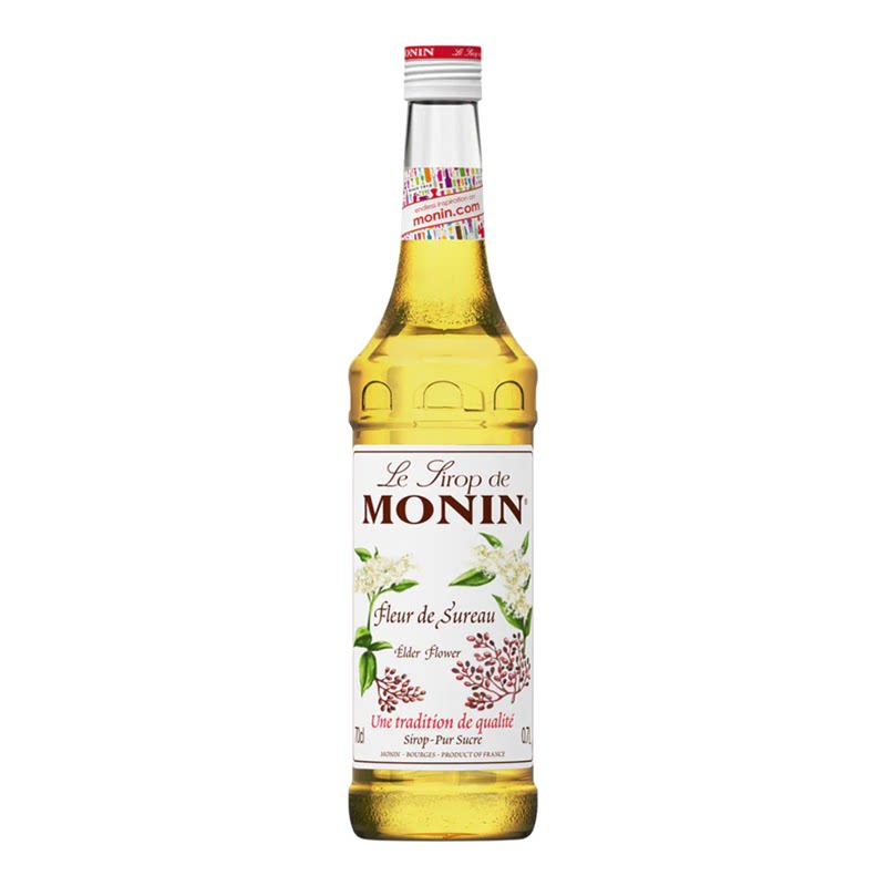 莫林monin elder flower 枫糖700ML进口天然糖浆自然清甜补充能量