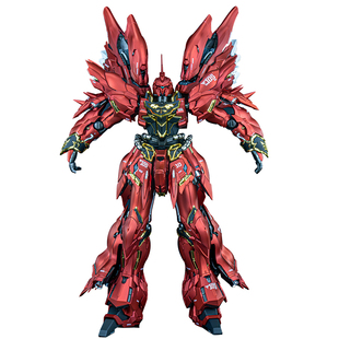 万代MG1/100新安洲职艺人改件+金属件 伪电镀消光上色 代工 加工