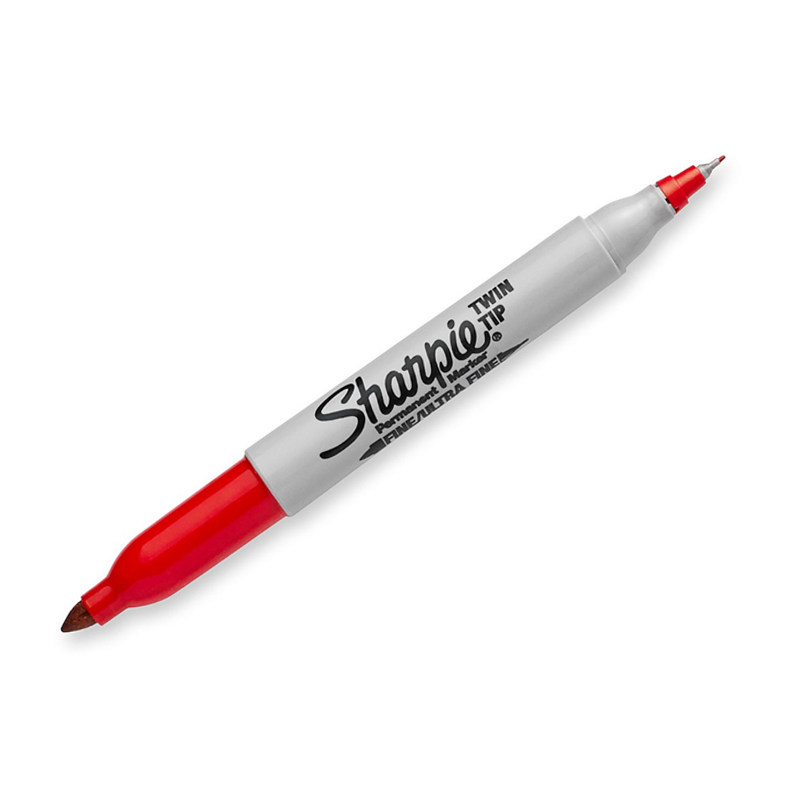 sharpie美国三福锐意双头马克笔 彩色双头记号笔绘画勾线笔0.5MM