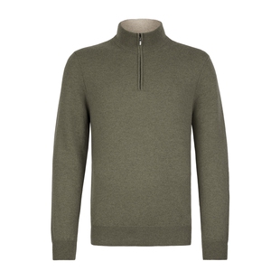 【季末折扣】FALCONERI男长袖修身半高领毛衣山羊绒针织衫UML228Q