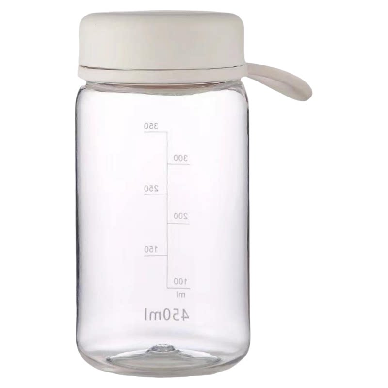 ins高颜值塑料杯耐高温防摔便携水杯学生简约清新杯子带茶漏水杯