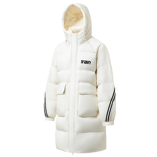 迈特优中长款2025新款潮牌加厚羽绒服男女款冬季零下40度防寒外套