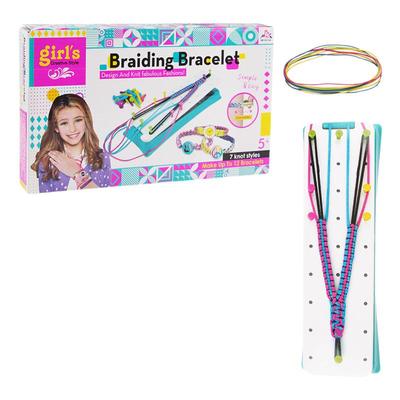 跨境手链串珠diy儿童手绳编织机材料套装玩具女孩首饰编织绳子