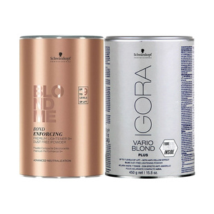 德国施华蔻白金漂粉加双氧理发店专用9度Blondme伊采褪色剂不伤发