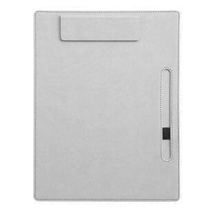 皮质a4文件夹磁吸夹板写字垫板商务办公用品会议资料文件发票收纳高档秘书夹餐厅桌面垫板加厚书写板夹定制