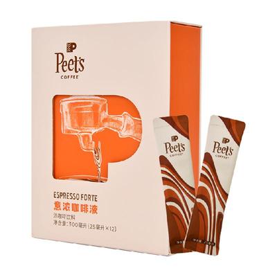 Peets皮爷意浓咖啡液25ml×12条