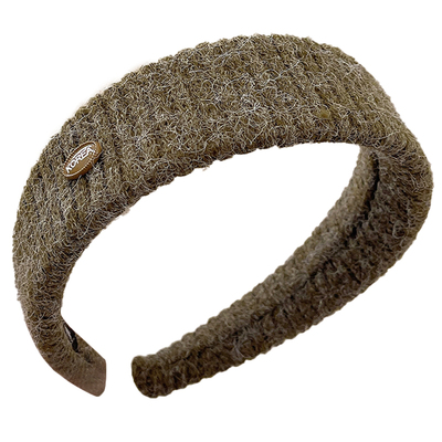 质感一流！秋冬毛呢金标宽边发箍