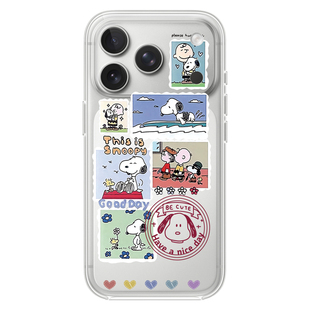 史努比适用于苹果17PROMAX透明手机壳硅胶可爱iPhone16PROMAX情侣15PRO卡通14VIVOOPPO13动漫12华为小米