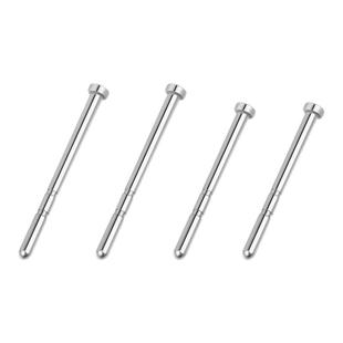 医用F136钛合金耳钉女植入级养耳洞耳棒防堵男耳骨钉免摘耳棍耳饰