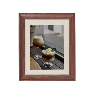 美式复古宽边实木相框玻璃摆台空框油画框定制678寸礼物欧式挂墙