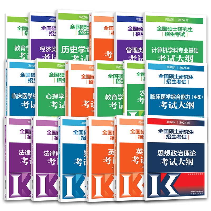 新版 2025考研大纲考试大纲政治英语一二数学一二三2025计算机心理学教育学历史学农学门俄语日语管理经济西医综合中医法硕