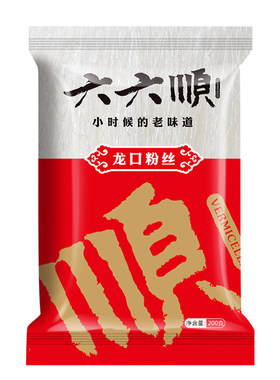 六六顺龙口粉丝200g*8袋花甲鸭血