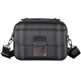 帕朗尼男士多功能高档小号男包单肩包斜挎手提包商务休闲背包轻奢