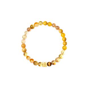 SCHAWLOW肖洛-八风系列土 金虎眼石发晶石手链手串男女同款礼物