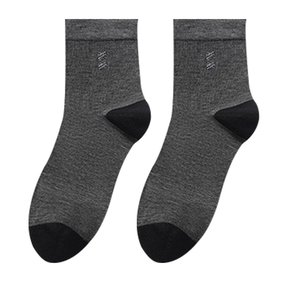 鹿人柔软男士桑蚕丝舒适高筒男袜