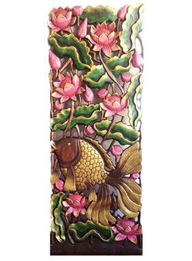 特惠异域风情描彩金鱼花板装饰品