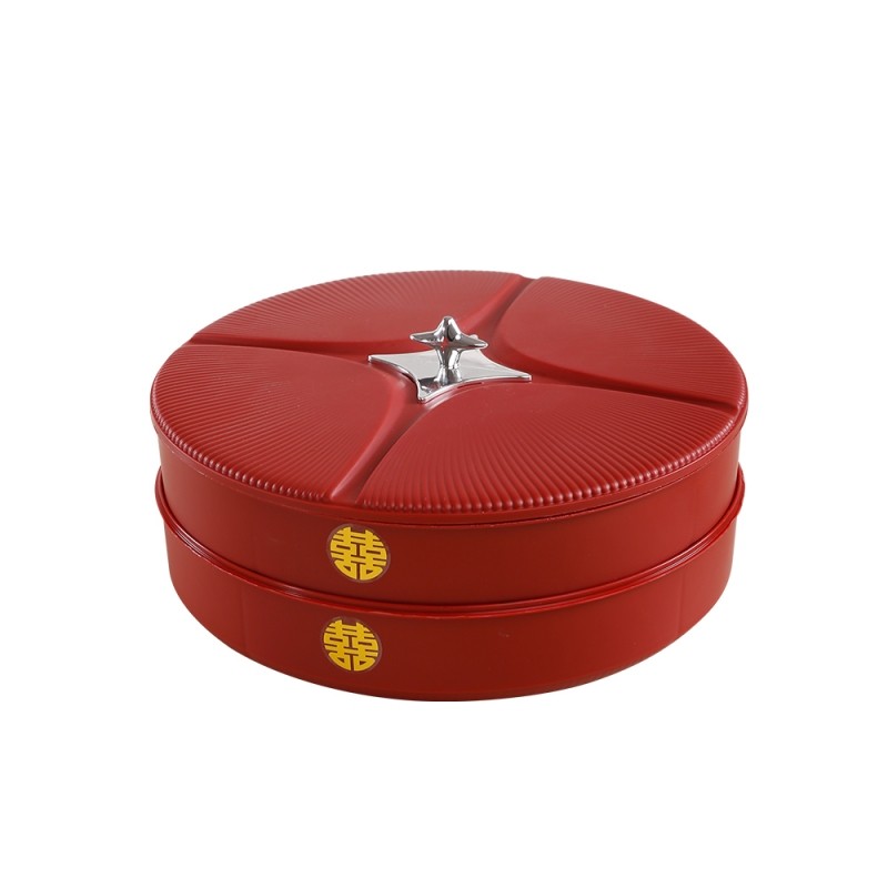 果盘点心盘坚果糖果分层多格客厅茶几家用新年结婚专用乔迁之喜盒