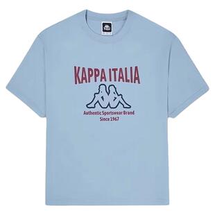 Kappa卡帕背靠背女款t恤夏季新款运动纯棉休闲短袖女半袖上衣男款