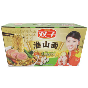 双子淮山面条 非油炸广东火锅麻辣烫山药手工散装早餐面整箱3.5斤