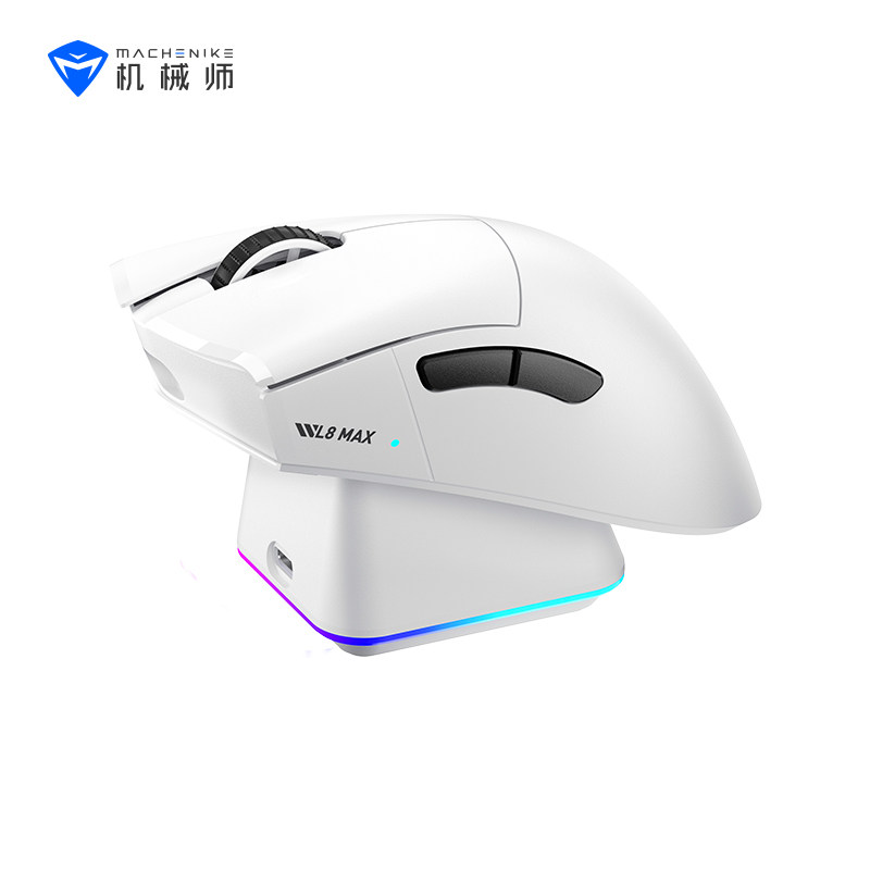 机械师L8Max蓝牙无线4K鼠标3950双8K游戏蓝牙无线轻量化吃鸡星闪