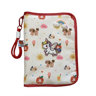 新款2026卡通孕妈产检孕检a4a5收纳册报告单资料册折叠活页产检包