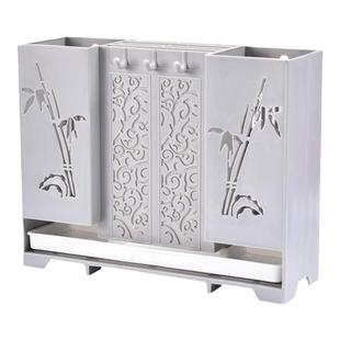 厨房筷子笼壁挂式沥水置物架托家用筷筒厨房筷笼刀架一体收纳盒子