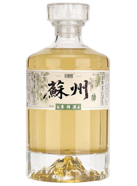 苏州桥苏州青梅酒精致玻璃瓶