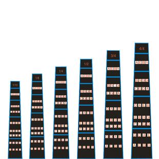 音阶贴指板贴纸小提琴音准把位贴无胶指位贴大提琴透明指法贴练习
