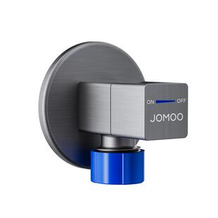 九牧卫浴枪灰方形冷热标识黄铜角阀分水器防爆防漏马桶止水阀开关