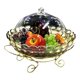 亚克力透明盖明档菜罩盖子圆形蛋糕展示食品盘菜盖塑料罩子保鲜罩