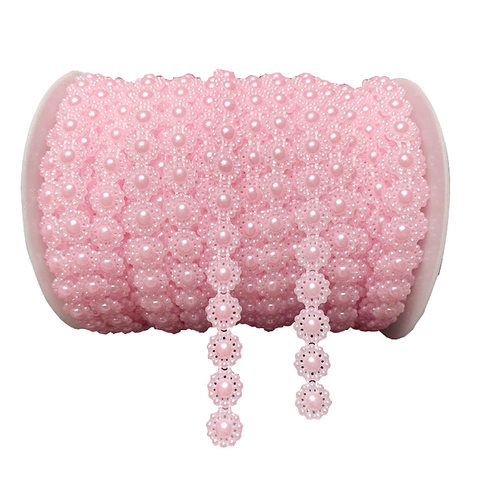 彩色太阳花连线珠 DIY手工配件娃娃头饰链子娃娃配饰珍珠服装辅料