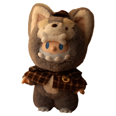 【新品】寻找独角兽FARMER BOB 骨头侦探BOB搪胶毛绒公仔潮玩礼物