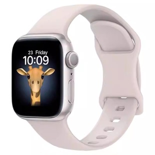 顺丰适用苹果手表带s11/ultra2运动硅胶iwatch10韩淼applewatch9/ultra3男9代男女se3冬季官方正品黑色新款