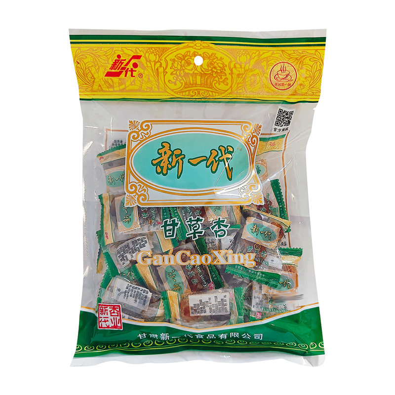 新一代甘草杏408g袋装带核杏蜜饯