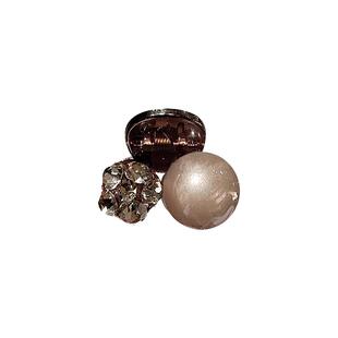 韩版气质珍珠镶钻刘海小抓夹女网红百搭侧边夹时尚半扎发夹头饰