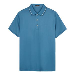 才子男短袖修身商务POLO衫