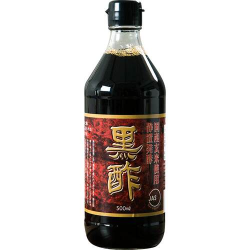 日本进口调料 万年黑醋（酿造食醋）500ml 烹调/日料/寿司/蘸料