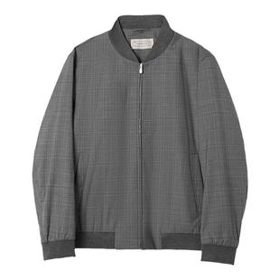 GORNIA/格罗尼雅男士棉服高端花型毛料时尚商务休闲中年百搭外套