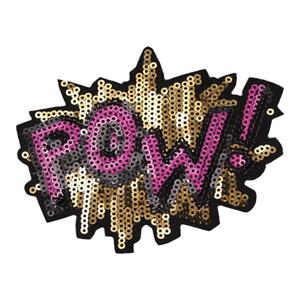 大号刺绣亮片皇冠布贴服装辅料印花t恤衣服裤子补洞装饰补丁贴