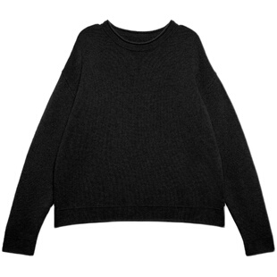 MRS Studios 康赛妮牦牛绒软糯亲肤保暖圆领针织毛衣花苞气球半裙