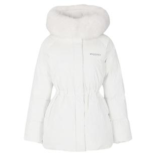 Discovery探索中长款加厚鹅绒羽绒服毛领防寒保暖外套女25冬新款